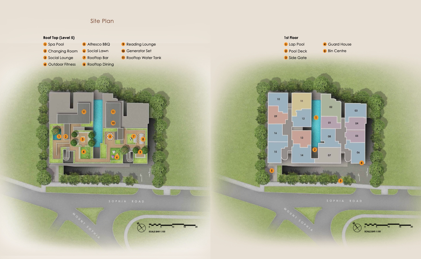 Orchard Sophia New Launch Condo at Mount Sophia Site Plan