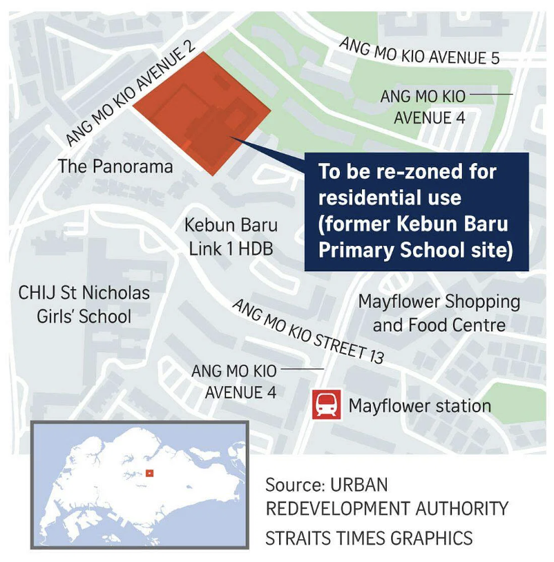 Rezone And Intensification Of 2 Attractive Land Parcels In Ang Mo Kio and  Kembangan