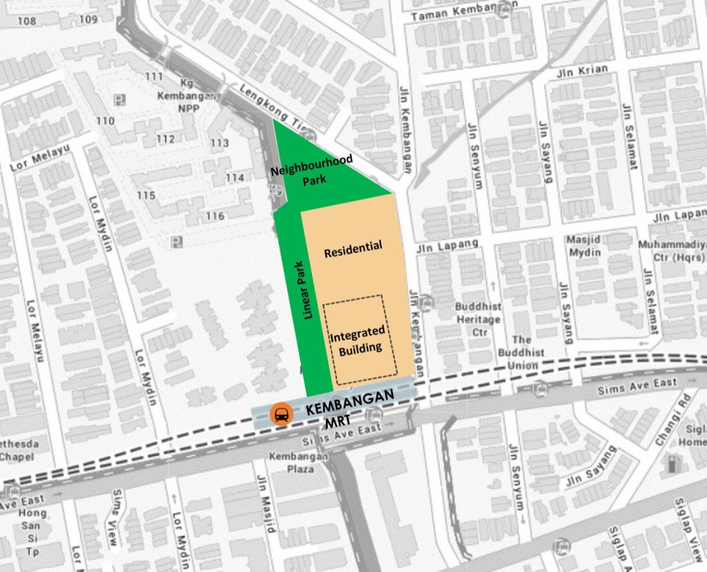 Location of New Kembangan Integrated Development