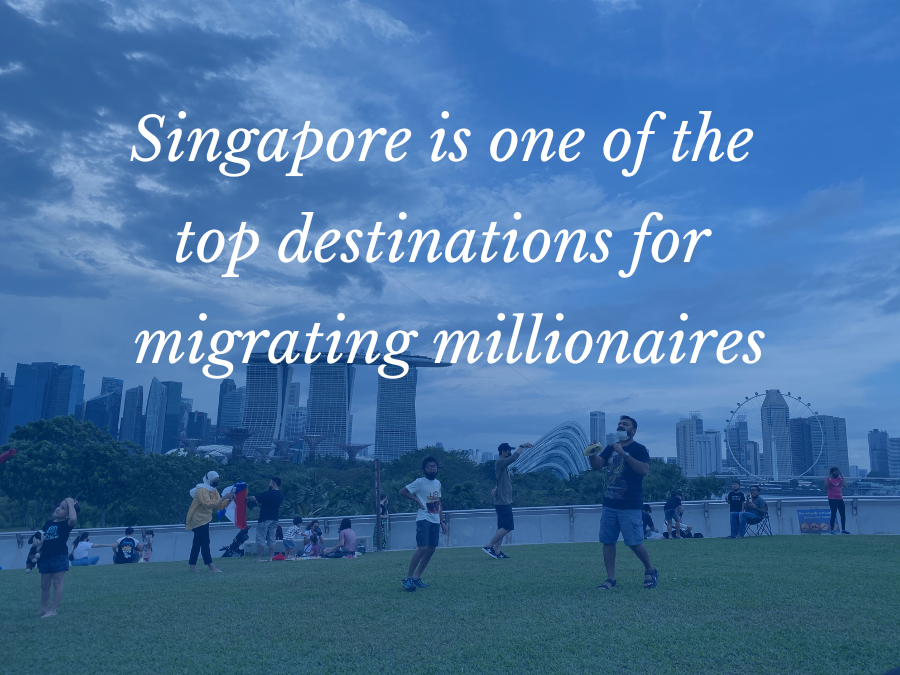 Singapore is one of the top destinations for migrating millionaires