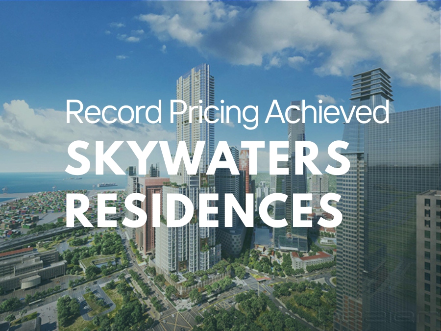 Record Pricing For 99-year Condo at Skywaters Residences in Singapore